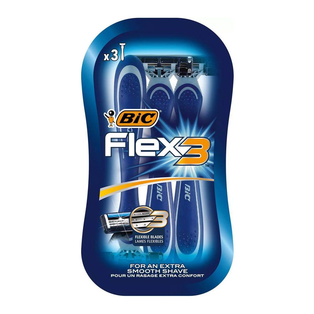 تیغ اصلاح آقایان مدل Flex 3 بیک 3 عددی